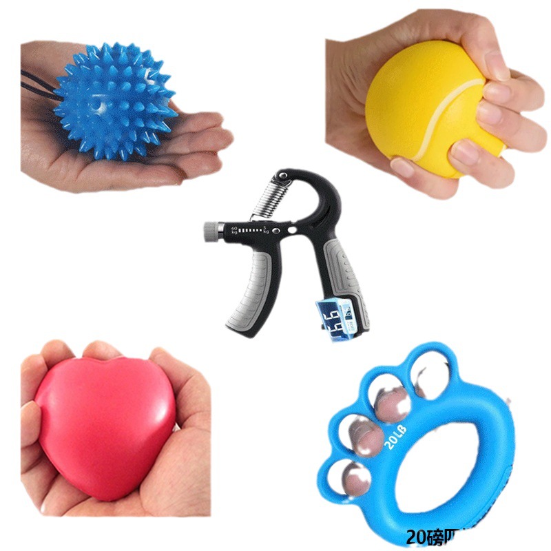 Super suave conteo agarre fitness rehabilitación bola agarre mano entrenador brazo anillo dedo entrenador al por mayor