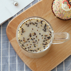 No-Cook Whole Grain Five-Black Instant Drink, Five-Treasure Powder for Breakfast—Black Bean, Black Rice, Black Sesame Meal Replacement Powder, Black Five-Treasure Blend