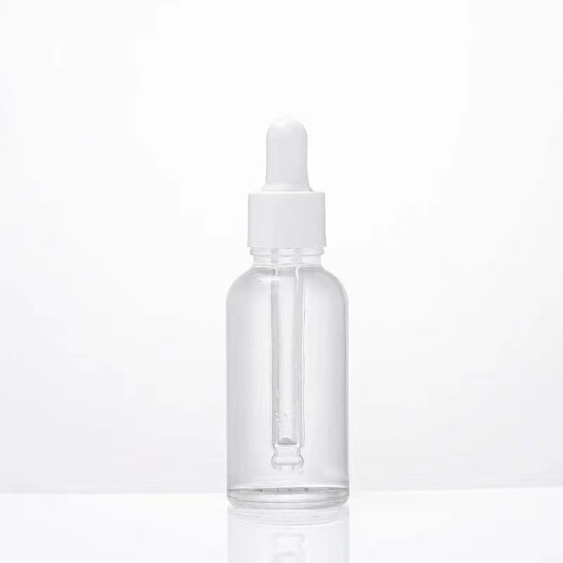卸売り透明ガラススポイト瓶フロスト精油瓶10ml化粧品分注原液瓶小薬瓶空瓶|undefined