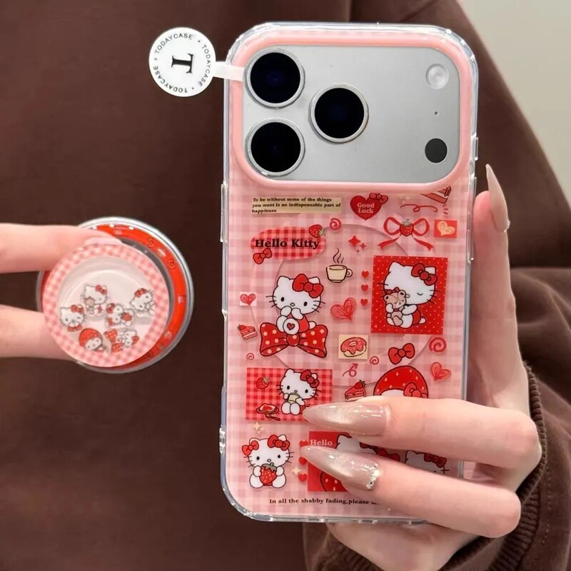 Kt Cat Suitable for Samsung S23Fe Mobile Phone Case S25Ultra/S24Plus/S21 Magnetic Suction 3 Apple 17Promax Kt Cat Suitable for Samsung S23Fe Mobile Phone Case S25Ultra/S24Plus/S21 Magnetic Suction 3 Apple 17Promax