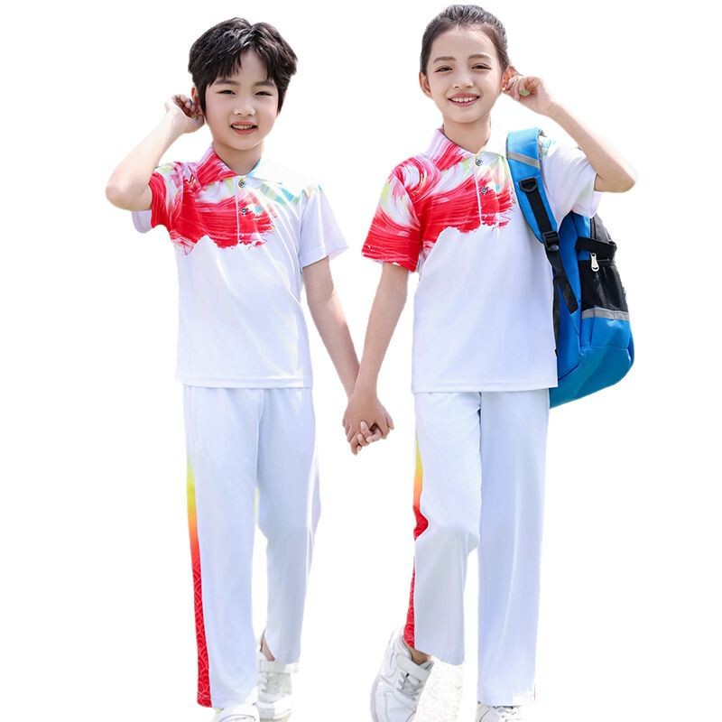 中国徒歩チームスポーツウェア夏の男女ジャムス広場ダンススポーツスーツの大きいサイズのフィットネス体操団体服|undefined