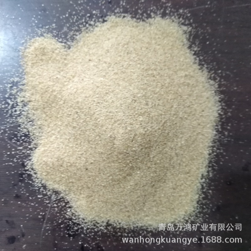 万鸿烘干石英砂50-100目细沙铸造砂消防箱用河沙防汛沙灭火沙