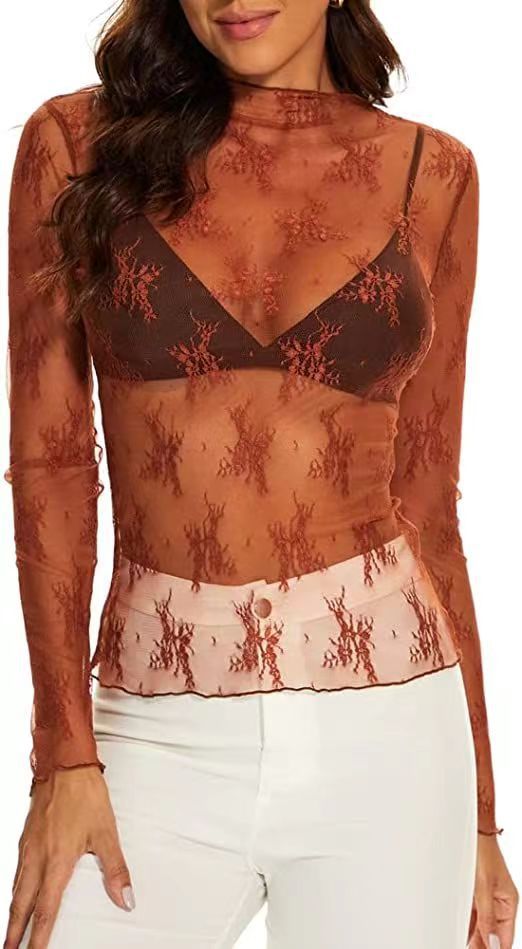 Women Clothing Long Sleeve Slim Lace Pullover Sun Proof Base Clothing 11 Women Clothing Long Sleeve Slim Lace Pullover Sun Proof Base Clothing