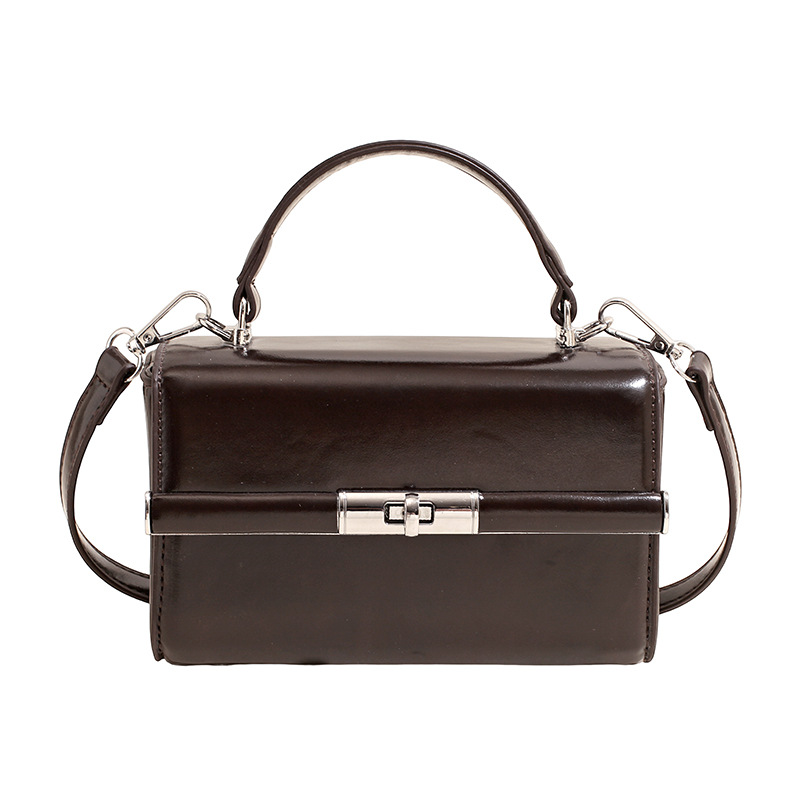 Bolso de mano de alta sensación para mujeres 2026 nuevo bolso cuadrado ligero de textura de lujo estilo coreano nicho bolso de hombro de mujer
