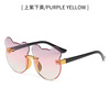 Children's sunglasses for boys, sun protection cream, decorations, glasses solar-powered, new collection, Korean style, UF-protection