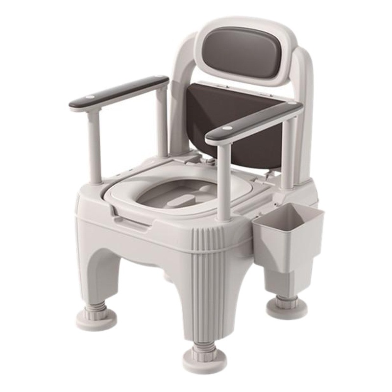 Inodoro de ancianos inodoro portátil mujeres embarazadas inodoro confinamiento hogar interior adulto portátil en cuclillas taburete en cuclillas inodoro