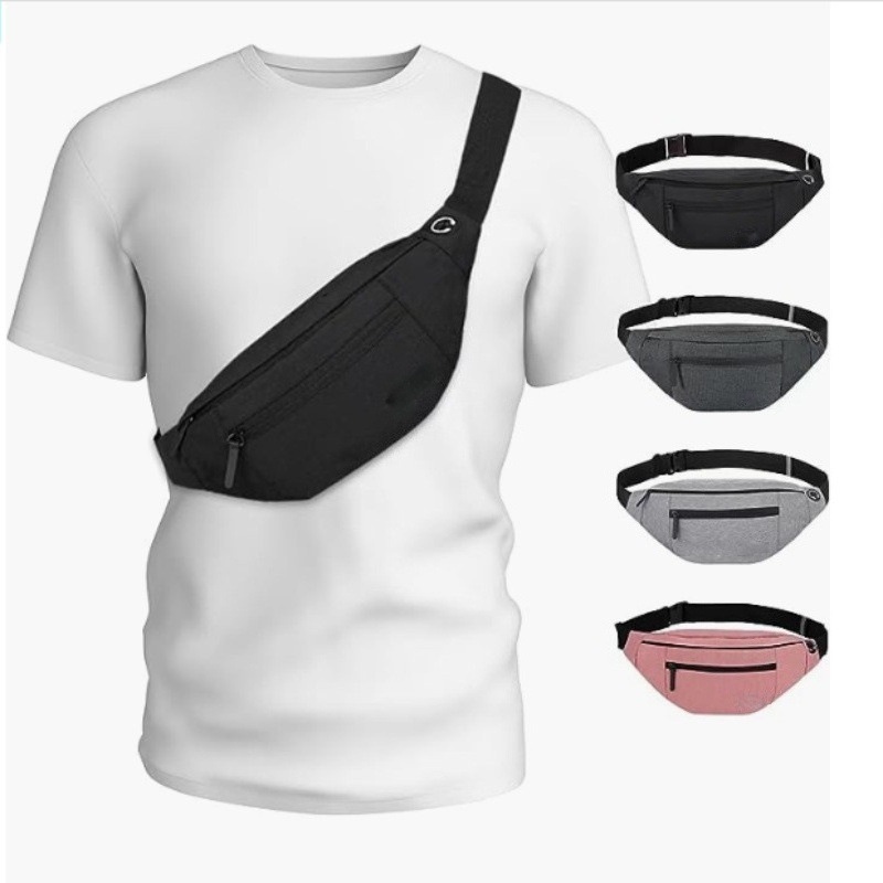 001 Cross-Border Brusttasche für Damen und Herren, wasserdicht, ideal für Reisen, Spaziergänge, Laufen, Wandern und Radfahren_voghion.com