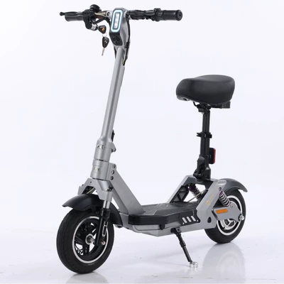 Qatlanan elektrik skuterlər Cast Folding Electric Vehicle - magnesium-alloy-frame-premium-graystandard-48v20ah-lithium-battery