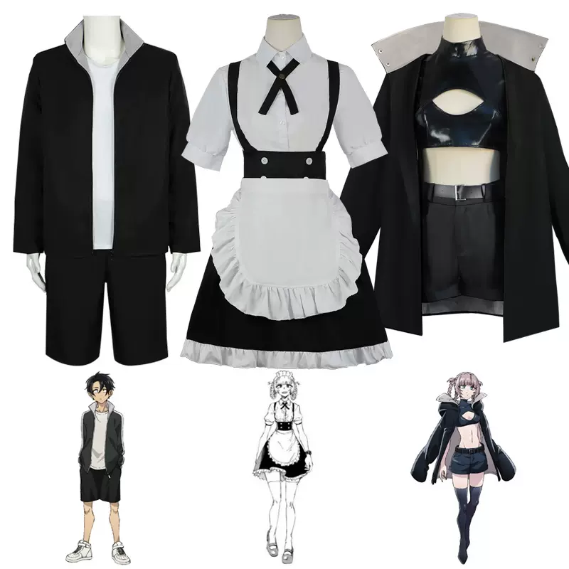  新番动漫彻夜之歌COS夜守光七草荠女仆装cosplay服动漫服装