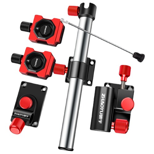 Chaoyu fishing box accessories three-piece set thickened aluminum-magnesium alloy universal insert-type fishing turret rack fish guard