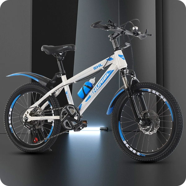 Blue shock-absorbing bike shifter (brake handle) disc brake, deluxe edition