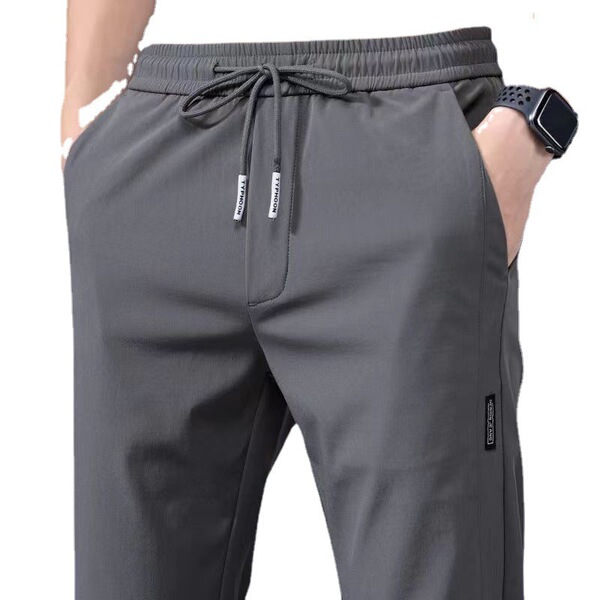 Summer silk thin breathable quick dry trousers
