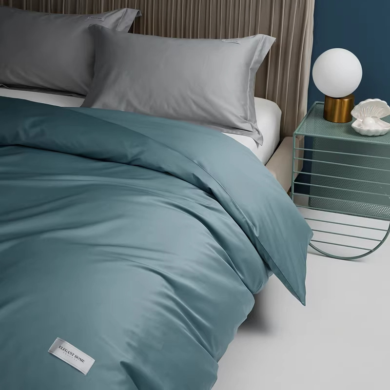 Color sólido de alta gama de algodón de lana larga cubierta de colchón de una sola pieza de sopa de algodón de un solo producto de cama de caseta cubierta de almohada par image 10