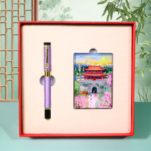 云南丽江洱海苍山雪大理古城城市建筑冰箱贴龙头中性笔礼盒伴手礼