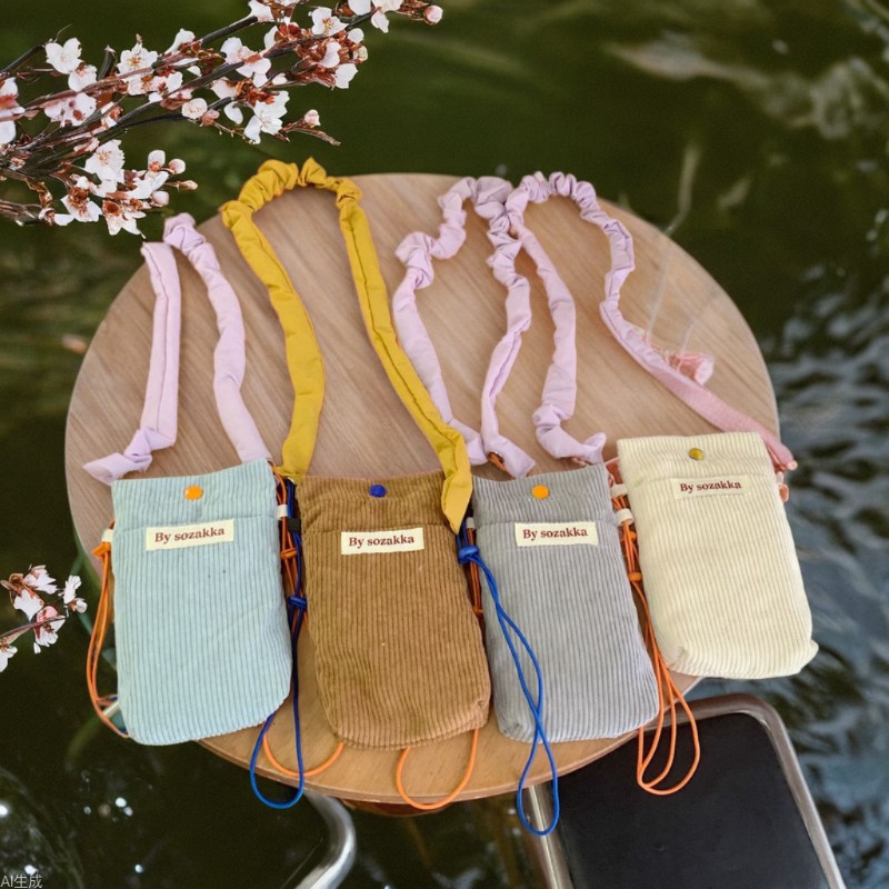 26226 japonés PANA crossbody bolso del teléfono crossbody bolso de hombro de las mujeres portátil mini bolsa de almacenamiento para caminar