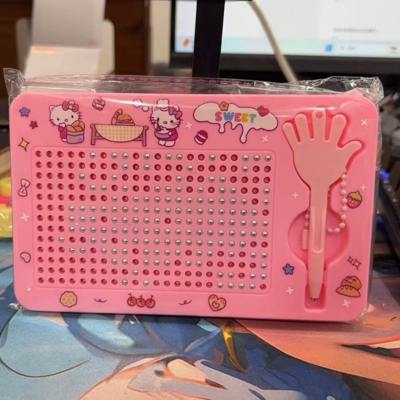 美乐蒂挂件六一儿童节礼物学生解压玩具大号库洛米钢珠画板钥匙扣|undefined