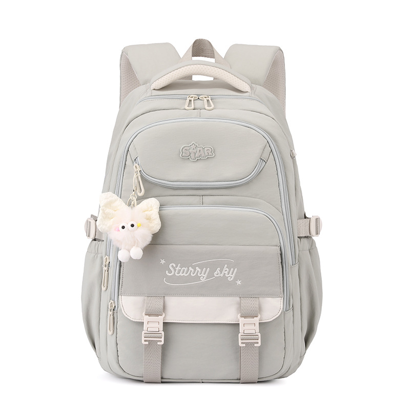 Nueva mochila escolar casual coreana para estudiantes de primaria 3 - 6 grados, mochila de estudiantes de secundaria ligera y de gran capacidad