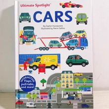 英文儿童3D立体The Ultimate Spotlight  Book of CARS交通翻翻书