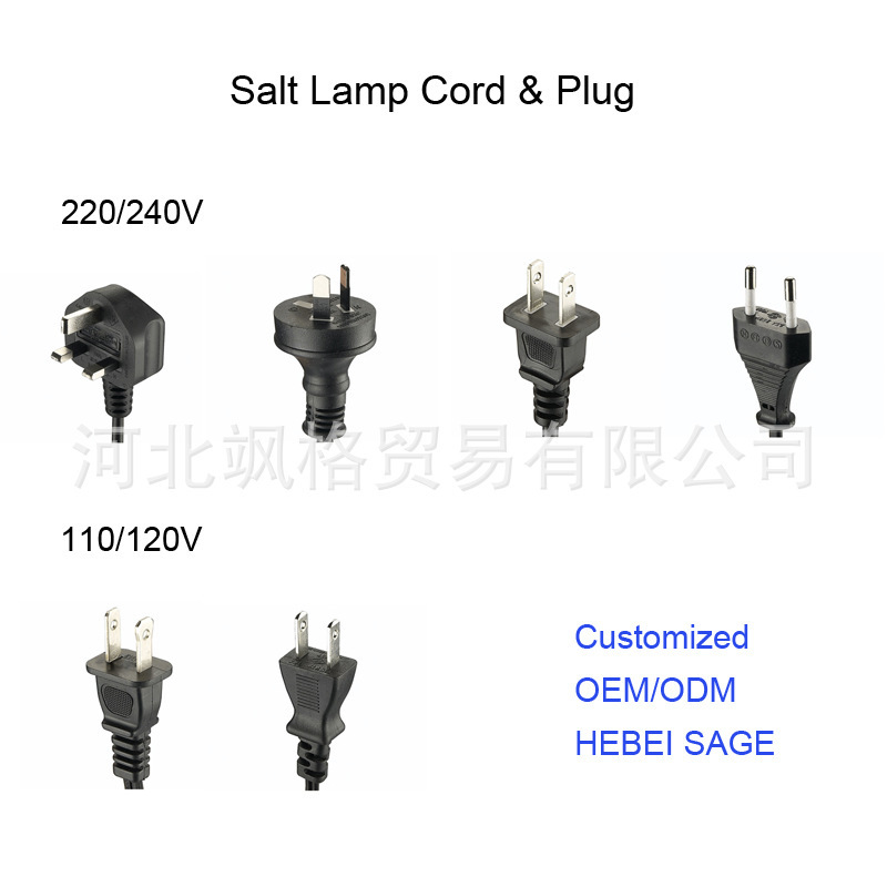 Lámpara de sal de cristal del Himalaya lámpara de roca lámpara de sal Rosa natural moda creativa noche luz cálida luz