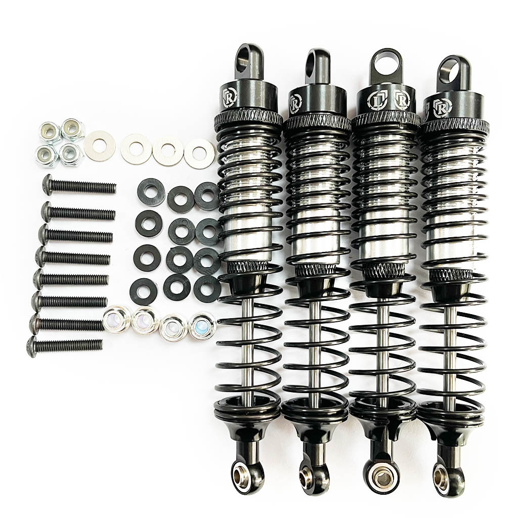 Front and rear 110MM all-metal shock absorber [black]]