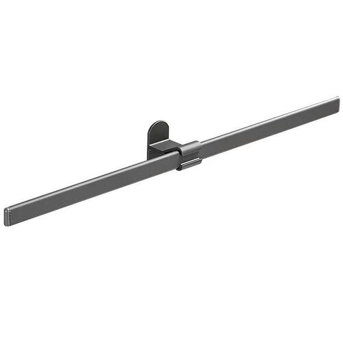 Bathroom towel rack without punching hole hanging towel bar minimalist light luxury internet celebrity gun gray single rod bathroom storage shelf