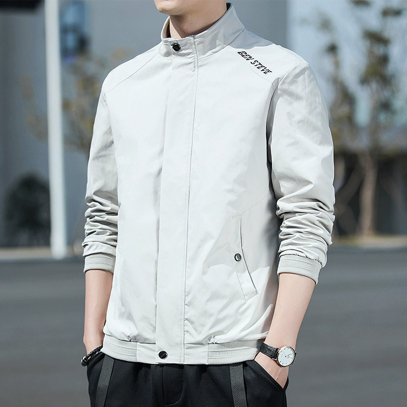 Demi-season travel men's uniform, warm universal down jacket for leisure