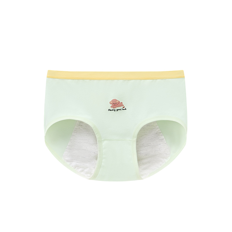 Pantalones interiores para niños, niñas, pantalones de algodón de clase A, pantalones cortos a prueba de fugas laterales, estudiantes de niñas, pantalones cortos para niños
