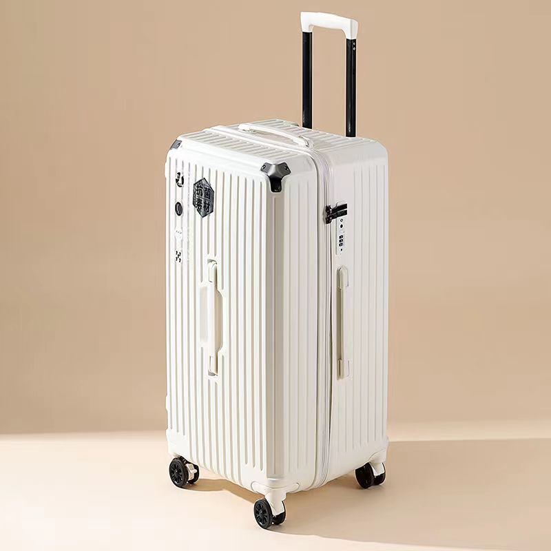 万向輪大容量耐摩耗ジッパー付き旅行用スーツケース 26inch 五輪ファッショナブルなパスワードロック付きスーツケース インターネットで話題の三七分割スーツケース|undefined