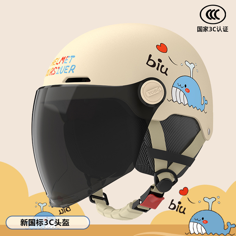 Casco 3c certificado casco infantil 6 - 12 años de verano ventilado patineta ventilado casco de bicicleta eléctrica