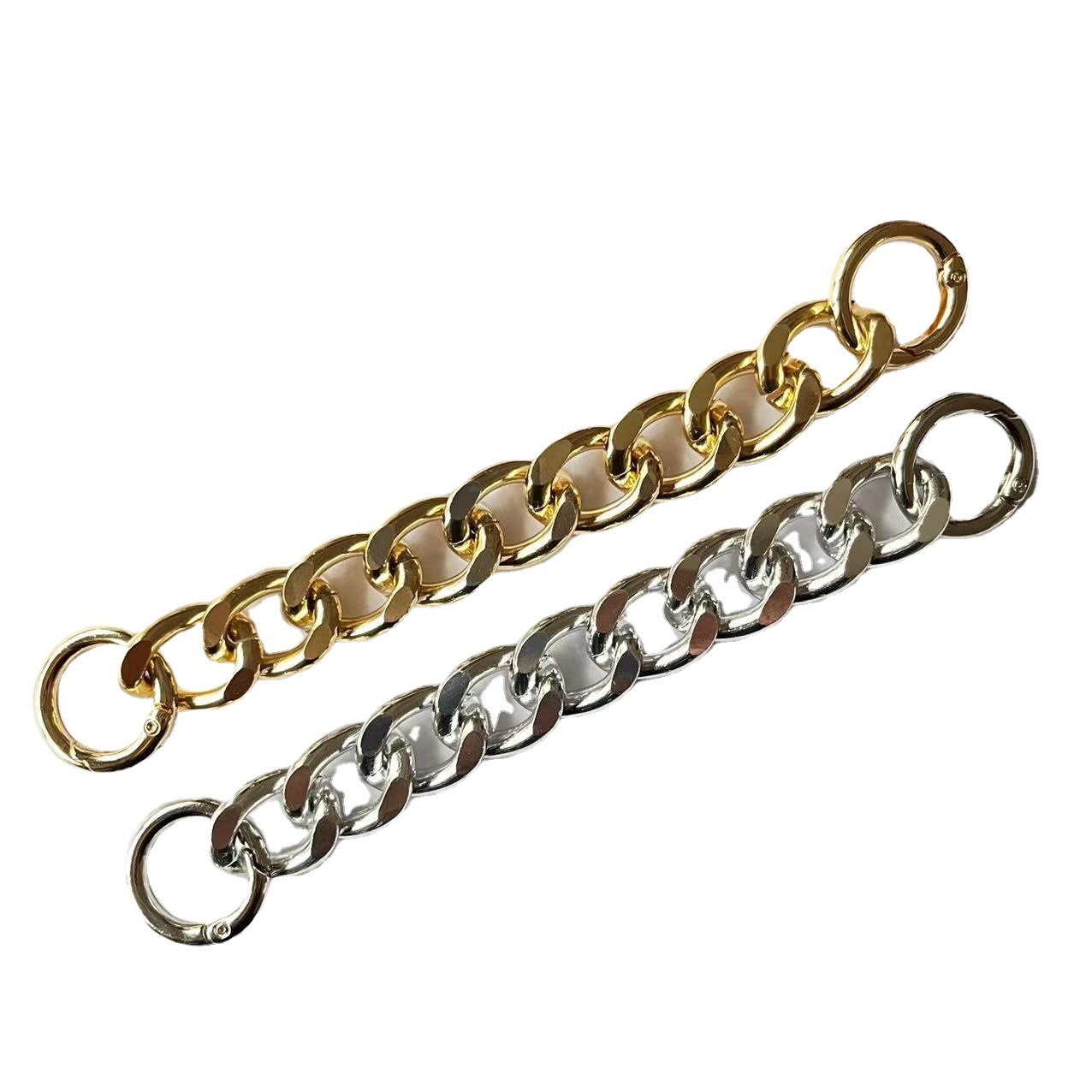 Bag extension chain, women's bag shoulder strap, adjustable chain, detachable metal chain, bag chain manufacturer wholesale.