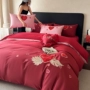 结婚爱心婚庆定制被套