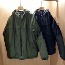 101610水貂绒夹棉大棉服男女同款连帽加厚保暖外套