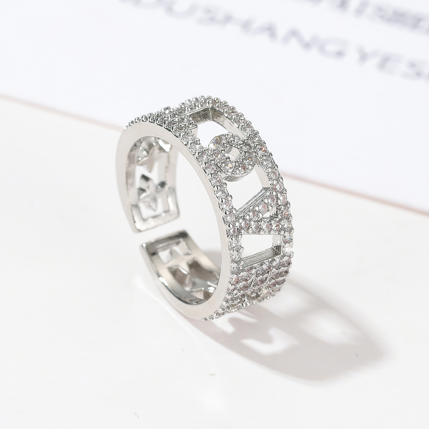 Minimalist Full Diamond Stackable Ring For Men And Women Trendy_voghion.com