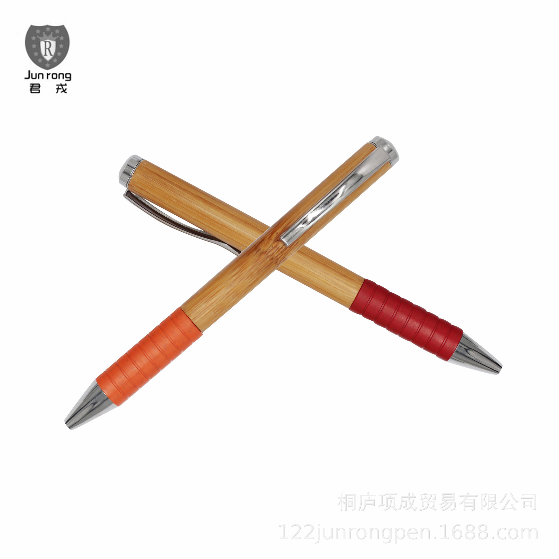 Estuche de color natural para bolígrafos, juego de 2 piezas de plumas estilográficas y bolígrafos, caja de papel, bolígrafos retráctiles, impresión de logotipo, suministro del fabricante