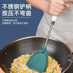 対外貿易プラス長型シリカゲル調理調理器具304鋼芯フルセットシャベルスープ漏れスプーンセット耐礼品代発