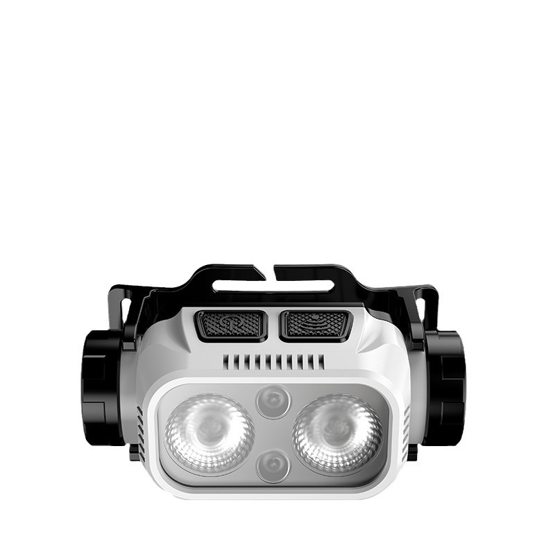 Lámpara de minería transfronteriza de doble fuente de luz cabeza de trabajo lámpara de pesca remota al aire libre carga de emergencia LED luz de cabeza fuerte image 6