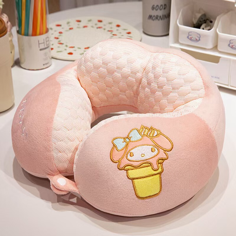 Ice Doudou Merlot Kulomi Double Hump U-shaped Pillow Neck Pillow Travel Portable Car Cervical Pillow Nap Pillow Ice Doudou Merlot Kulomi Double Hump U-shaped Pillow Neck Pillow Travel Portable Car Cervical Pillow Nap Pillow