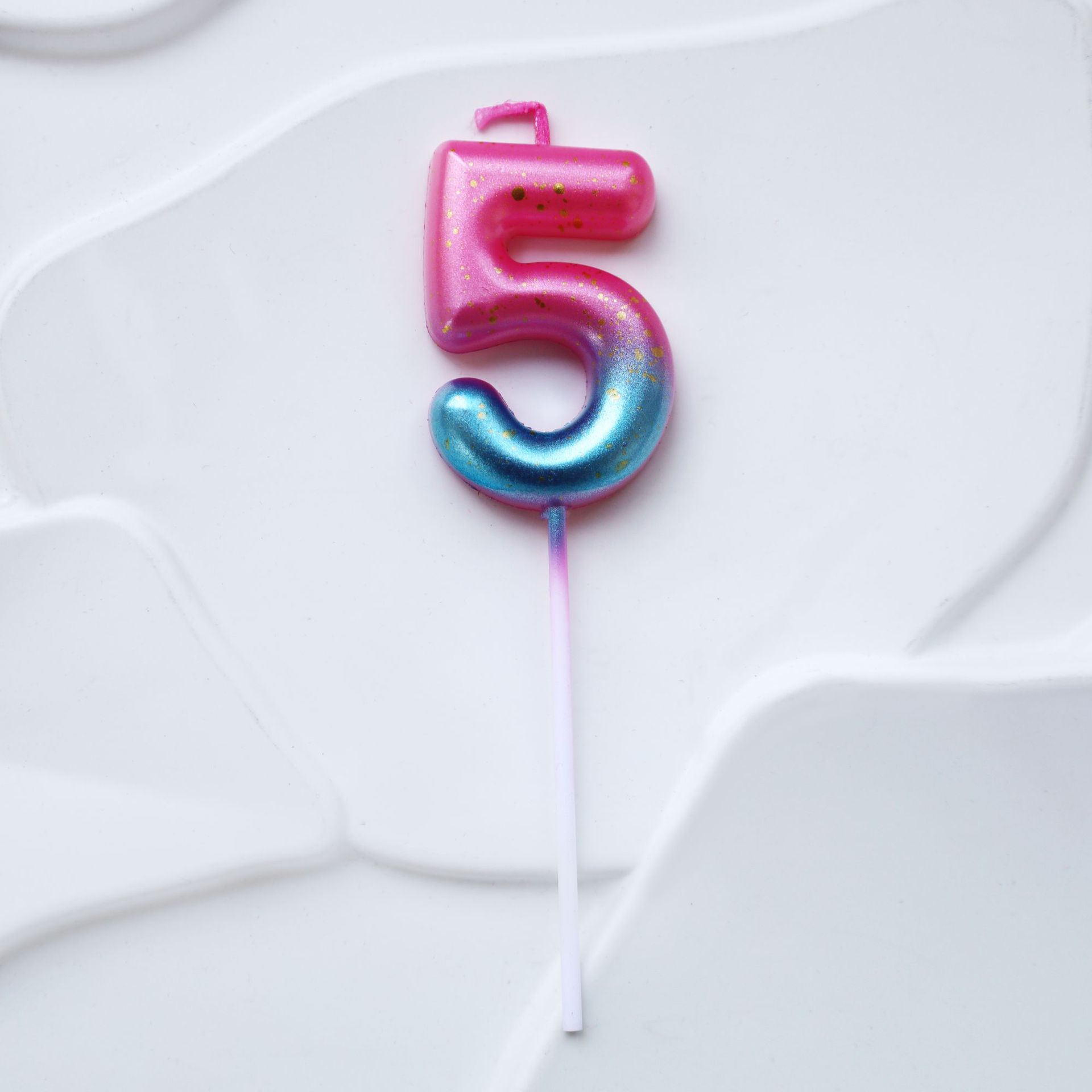 Una variedad de velas digitales transfronterizas, pastel de cumpleaños, oro, color dorado, color caramelo, corona de mariposa, vela digital