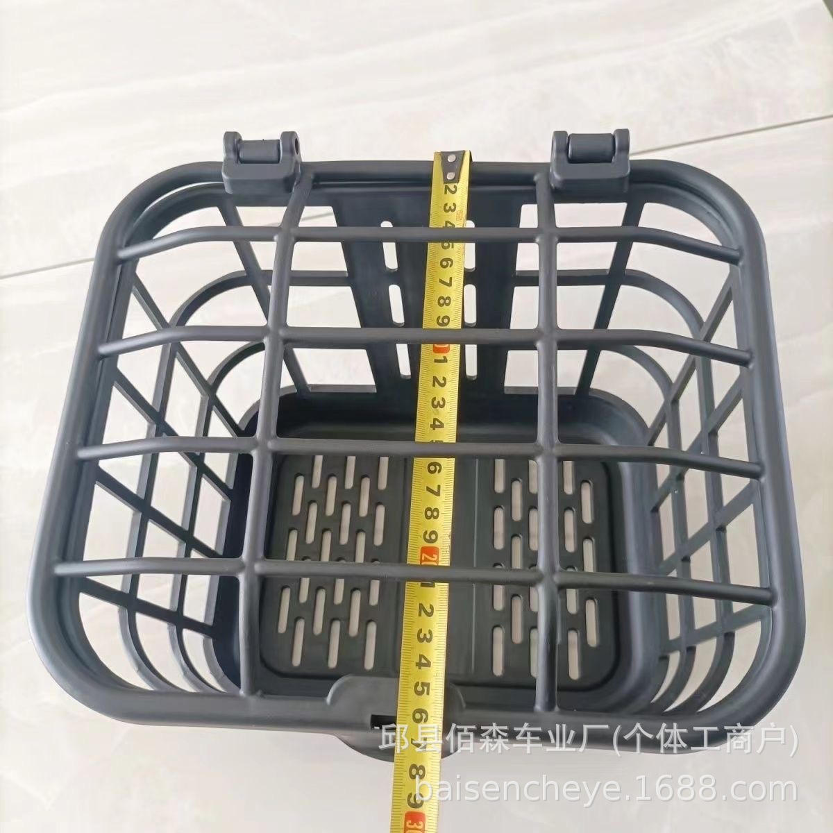 Rear bike basket, front frame, bike basket, extra-large capacity, heavy-duty, extra-large electric bike rear storage box
