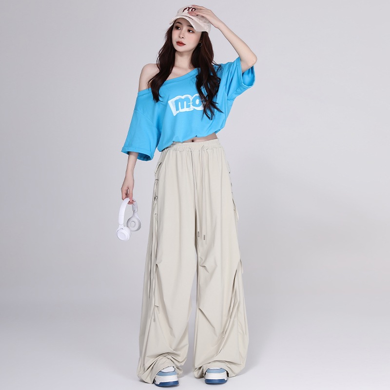 Real shot: Slimming gymnastics outfit, jazz dance performance costume, loose-fitting, age-reducing street dance super cool set