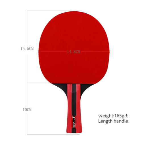 Factory hot selling black Samsung table tennis racket set, 2 shots, 3 balls, horizontal shot, straight shot table tennis racket, multi-color optional