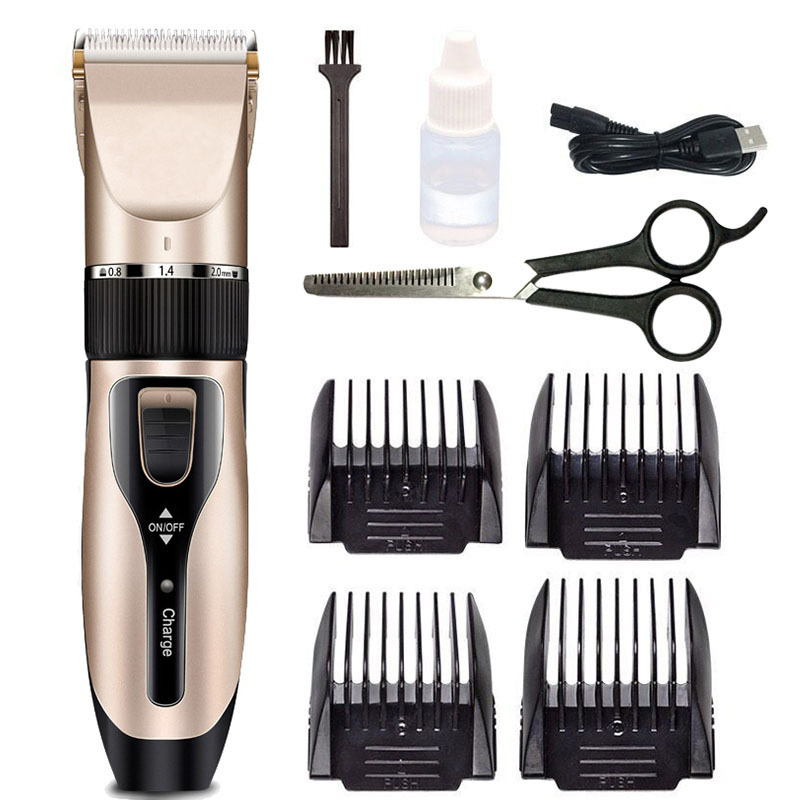 Manufacturer in stock hot pet Shaver dog hair clipper USB rechargeable pet electric clipper pet shaving