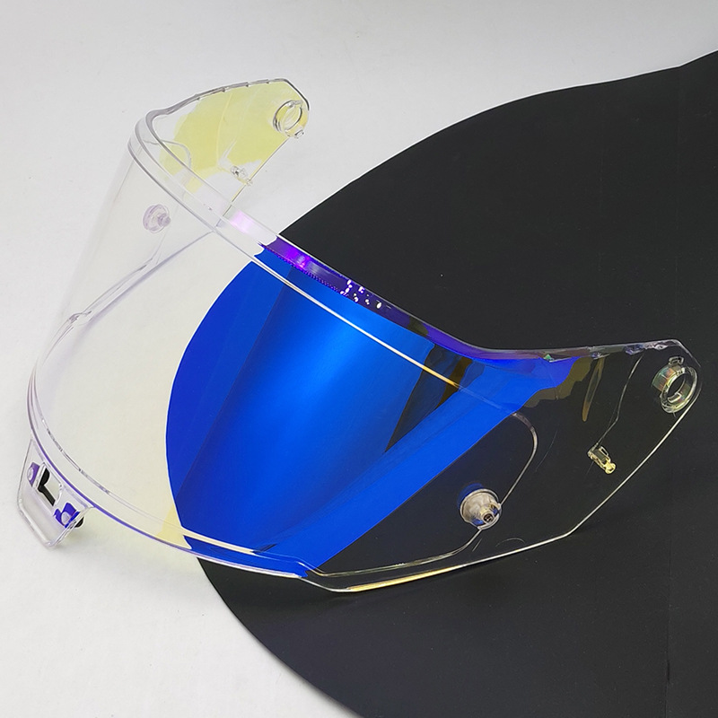 Suitable for Sr10 Helmet Lenses, Motorcycle Helmet Lenses, R10 High-Transparency Day and Night Universal Color-Changing Anti-Fog Lens Accessories