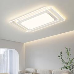 Modern Minimalist Full Spectrum Eye-Caring Ceiling Lamp for Living Room, 2024 New Wave Ceiling Lamp, Whole House Package Lighting