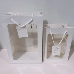 Lily of the valley photo frame gift bag new extra large handbag gift packaging bag paper bag wholesale