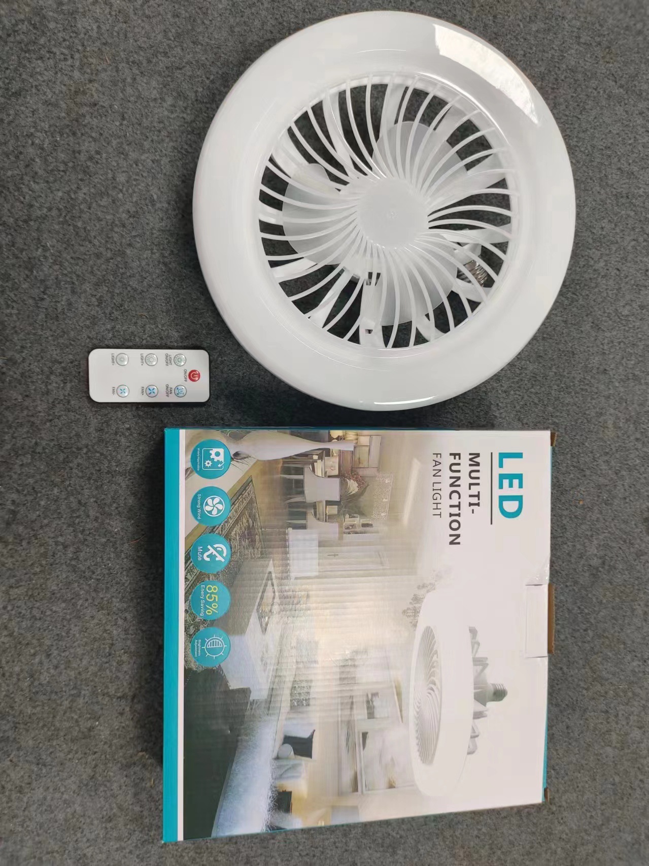 팬 빛 (260MM 백색광 원격 제어)