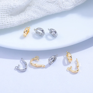 Summer New Necklace Universal Buckle diy Necklace Buckle Accessories Simple All-match Melon Seed Buckle Jewelry Paw Buckle