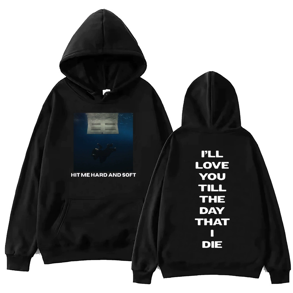 Худи на тур Billie Hit Me Hard and Soft 2025 Tour Harajuku Hip H