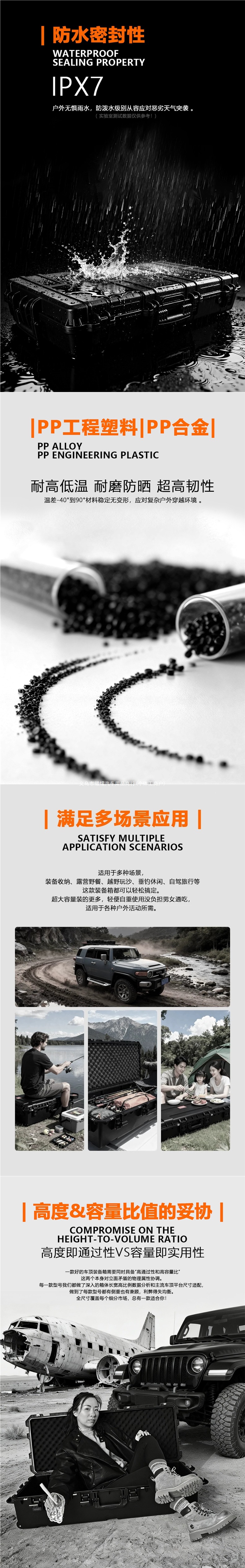 Car roof luggage box, roof equipment box, travel box, waterproof roof box, vehicle storage box, roof expansion accessory