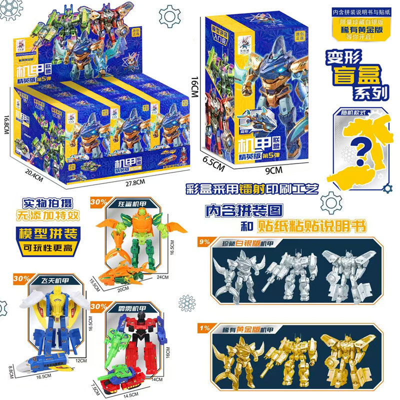 Mecha Alliance (precio único, 9 disparos por caja expositora) AU66-72